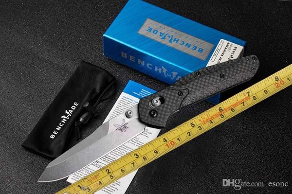 

High-end BenchMade BM940 Osborne Folding Knife S90V Blade carbon fiber handle Outdoor camping BM BM781 BM484 940-1 Butterfly knife