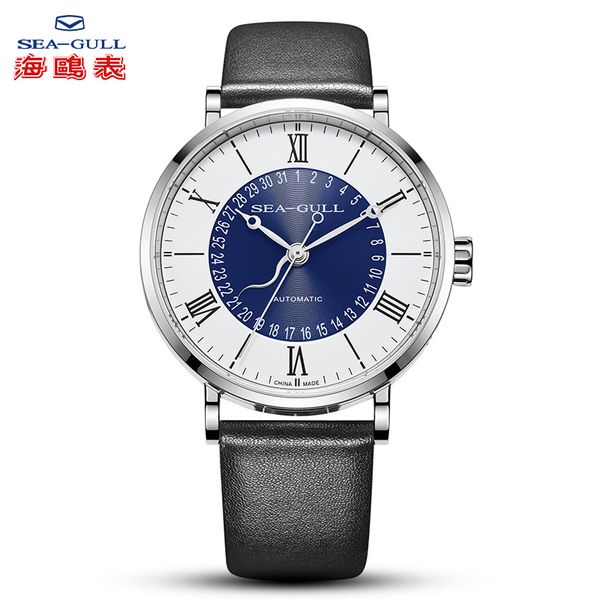 

seagull mechanical watch couple watch age girl 2019 wrist watches for women automatic men automatic watch819.97.6053, Slivery;brown