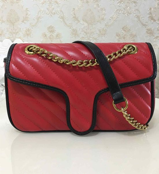 

new style designer women shoulder bags gold chain cross body bag pu leather handbags purse female messenger tote bag wallet 443497