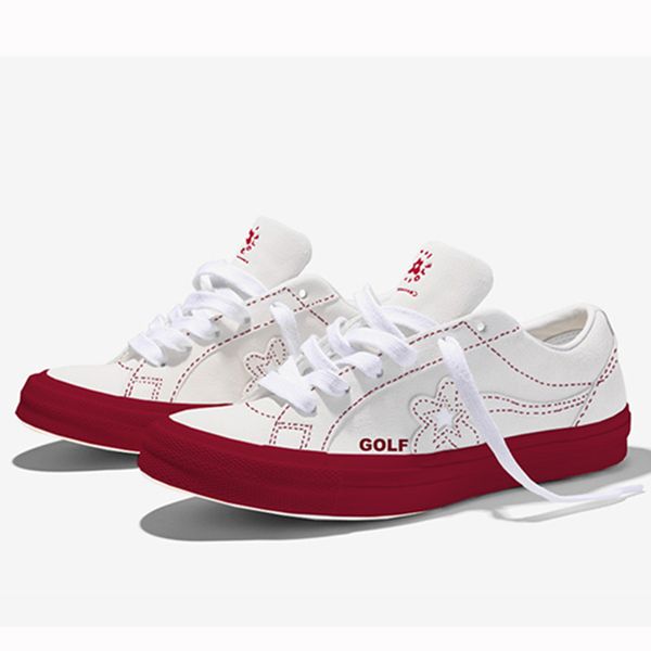 

latest one star ox tyler the creator x golf le fleur ttc canvas shoes trending designer trainer sports men woman causal skate sneaker f8, Black