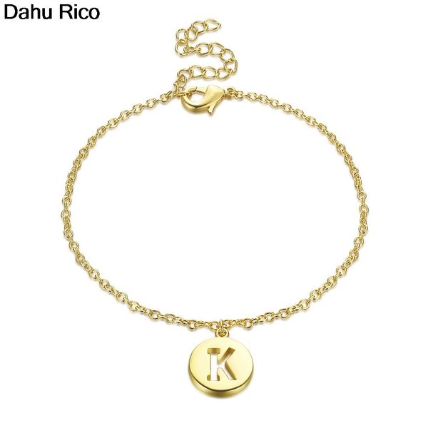 

letter "k" panel round bilezikleri pulceras women para las mujeres correntes chains al por mayor sri lanka m dahu rico bracelets, Black