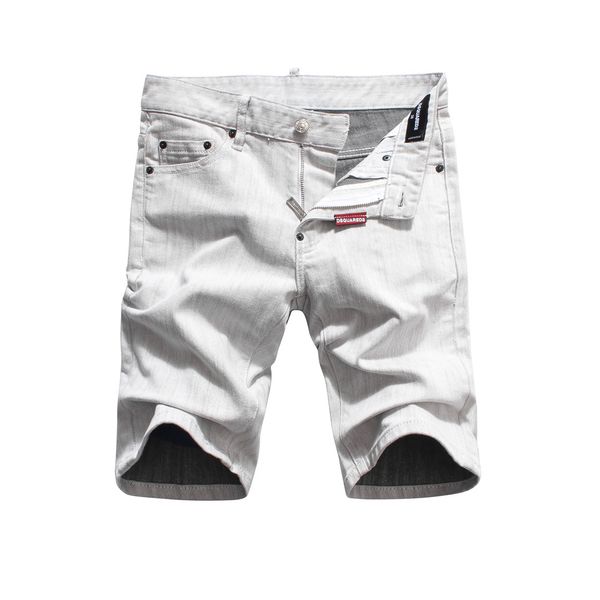 

2020 italy fashion style designer summer mens casual denim shorts jeans brand embroidery hip pop holes jean, Blue