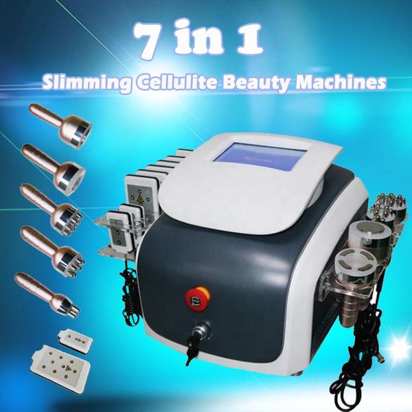 

multifunction vacuum 40k cavitation radio frequency multipolar rf four polar rf six polar rf 650nm lipolaser slimming machine ce