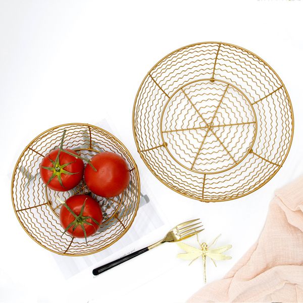 

2 pieces fruit baskets fruits snacks vegetables container kitchen decoration