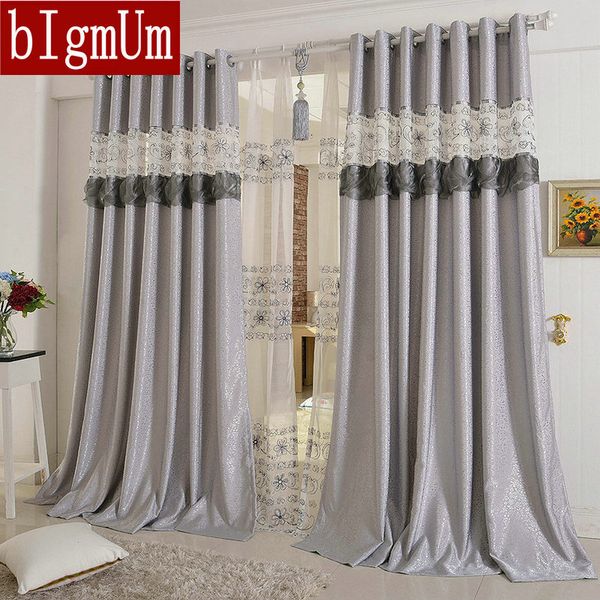 Kupit Optom Embroidered Curtains For Living Room Bedroom Hotel