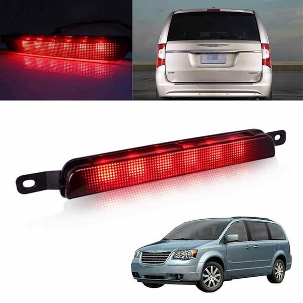 

12v smoked lens red led center high mount 3rd slight for dodge brake light tail