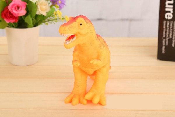 

3pcs shrilling dinosaur toys 30cm screaming rubber dinosaur squeeze stress toy funny squeeze sound toy children kids christmas gift