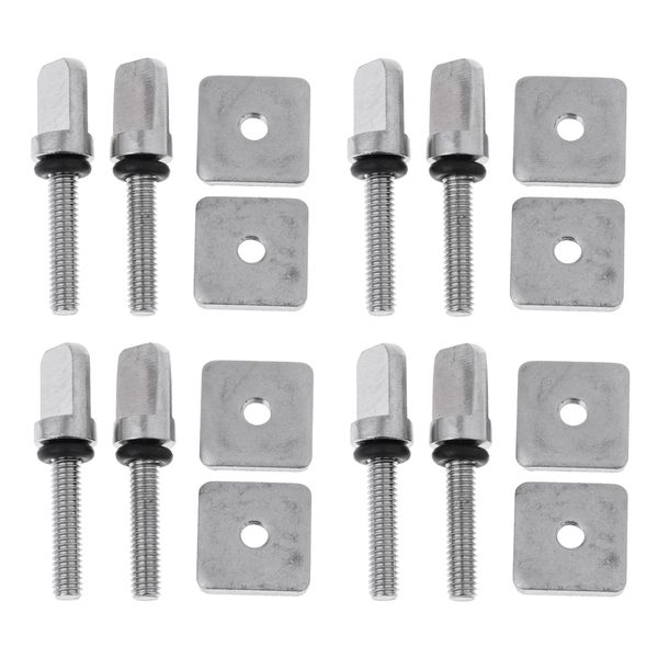 

8x fin sup board surfboard thumb screw & plate m4x19mm accessories