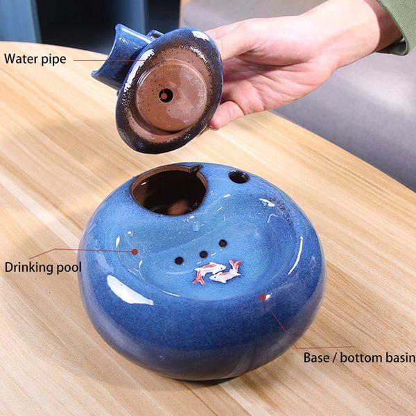 

1300 мл смарт ceramic pet автоматическая waterer циркулирующей воды диспенсер фонтан для зоотоваров фонтан воды бассейна пьющий ес