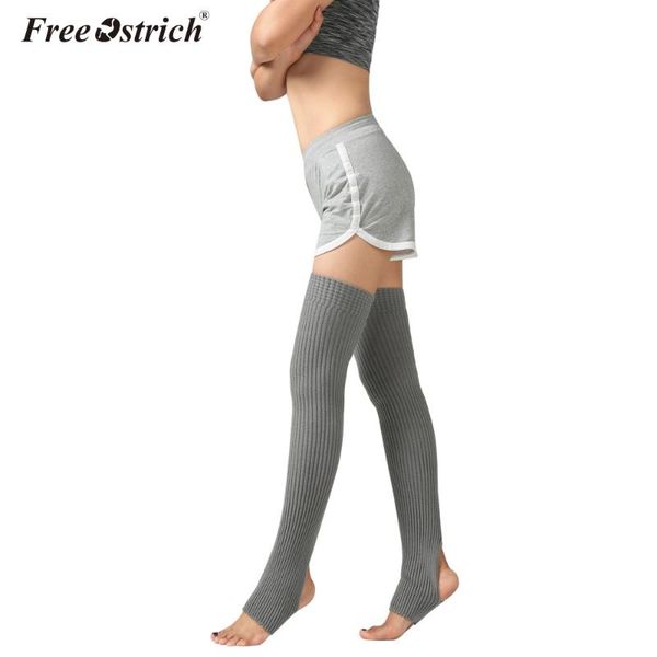 

ostrich slim women's legs warmers long elastic black knitted boot socks women girl professional dancing accessories n30, Black;white