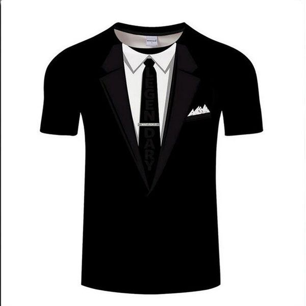 

3d print cosplay tuxedo t shirt streetwear men women fashion camouflage t-shirt harajuku shirts funny tshirt a095, White;black