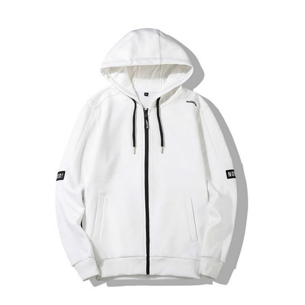 

new fashion mens hoodies autumn men sweatshirt long sleeve designer hoodie with letter print casual cardigan mens 4 colors m-4xl, Black