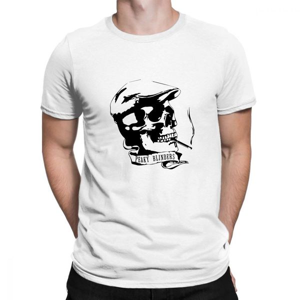 

by order of the peaky blinders mens cool printed o neck kroean white plus size tees short sleeved t shirts cotton vintage, White;black