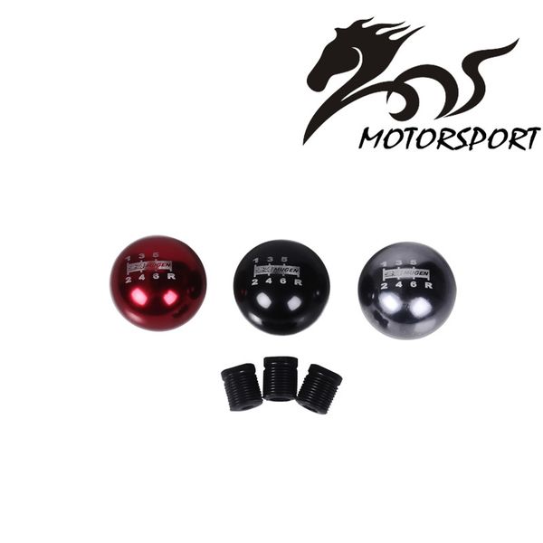 

mugen 6 speed universal neo chrome manual automatic spherical round 50mm gear shift knob for
