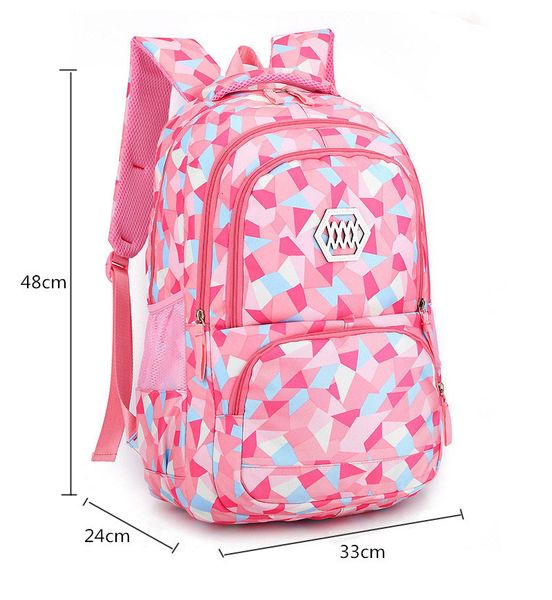 

wulekue fashion girl designer school bag waterproof light weight girls backpack bags printing backpack child