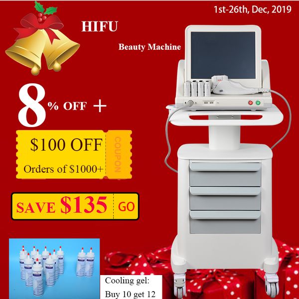

Medical grade hifu high inten ity focu ed ultra ound hifu face lift machine wrinkle removal with 5 head for face and body