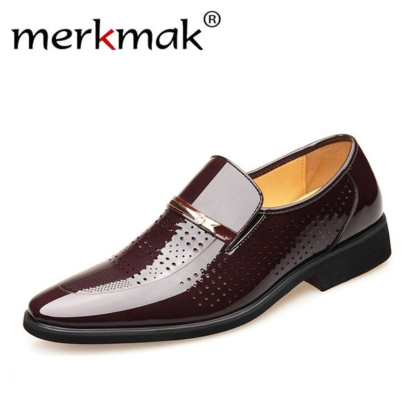 

summer autumn pointed toe mens dress shoes 2020 breathable black wedding shoes formal business office man leather shoe