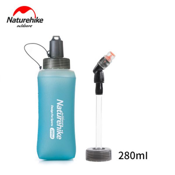 

naturehike outdoor sports water bottle folding soft water cup running canteen tpu portable bottle running hiking camping