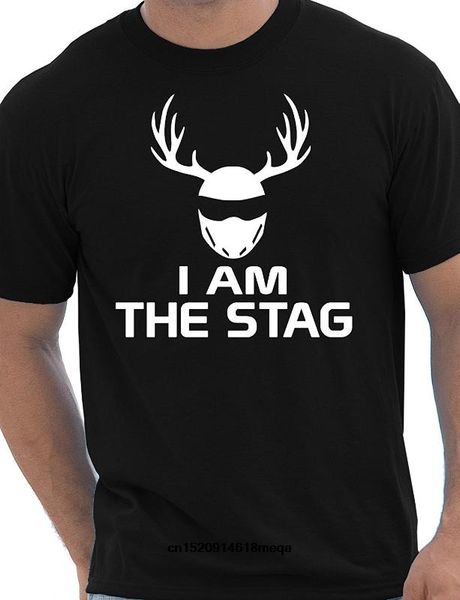 

funny t shirts i am the stag funny stag do night wedding men's fashion t-shirt, White;black
