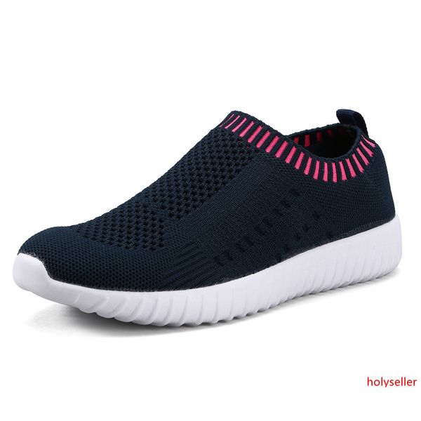 

new selling large size women s shoes flying woven sneakers one foot breathable lightweight casual sports shoes running shoes twenty one
