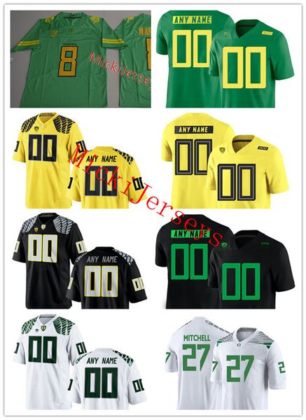 

custom oregon ducks football jersey marcus mariota kenjon barner lamichael james dennis dixon joey harrington oregon ducks jersey s-3xl, Black;red