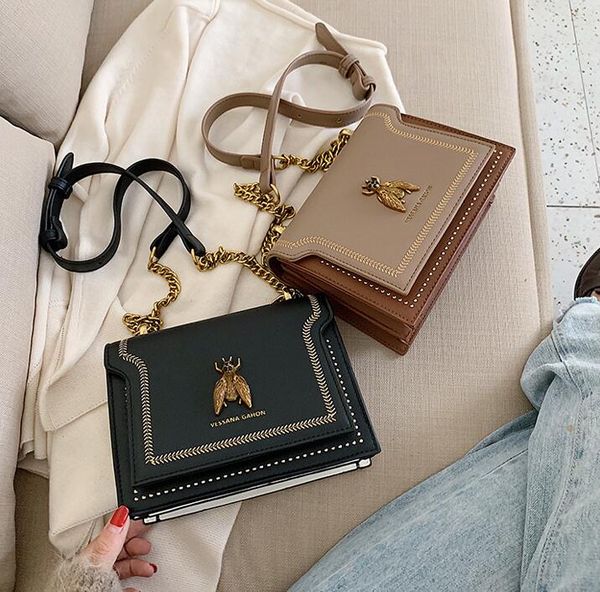 

ladies bags new fashion chain shoulder bags senior women handbags flap crossbody