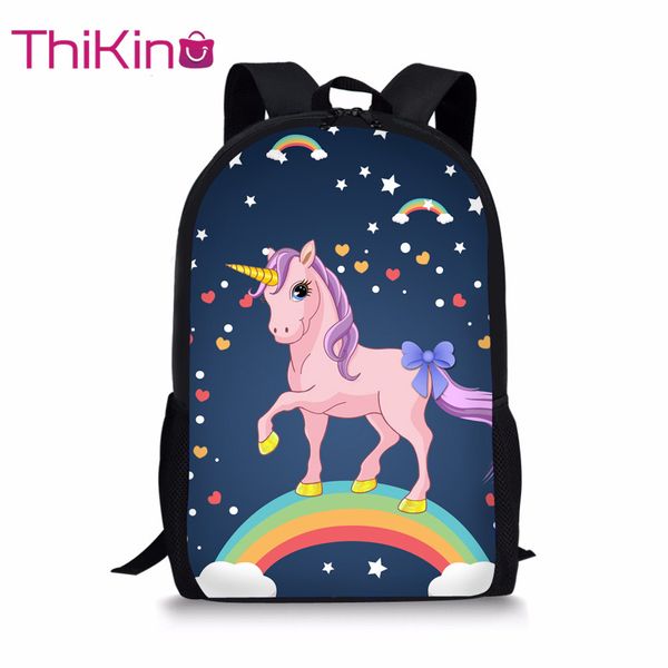 

thikin 2019 animals tiger schoolbag for teenagers young boys fashion backpack preschool shoulder bag for pupil