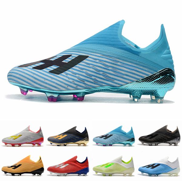 

2019 x 19.1 fg mens soccer shoes with shoelace cleats chaussures crampons de football boots x19+ scarpe da calcio