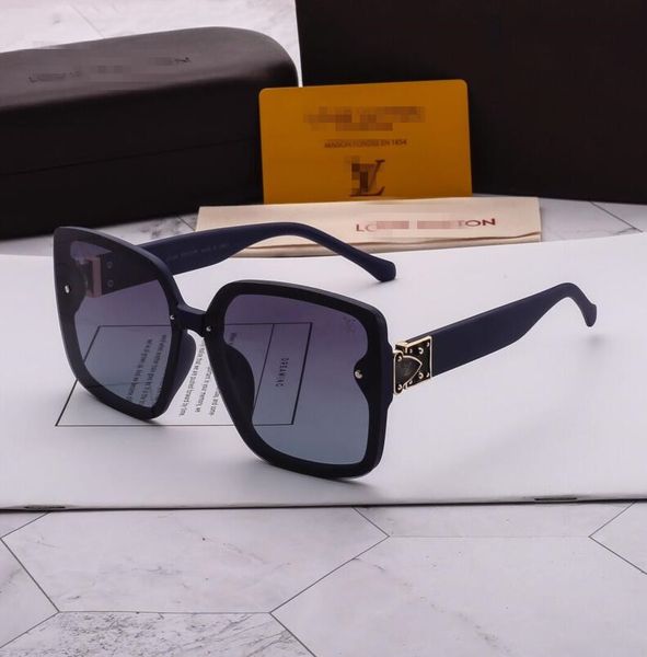 

with box luxury-brand design sunglasses women men retro brand designer good louÃ¬s vuÃ¬ttÃµn tsunglasses vintage female male u, White;black