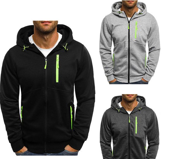 

mens knitted hoodies sweater transport action male soild color leisure fashion even hat cardigan loose coat male outerwear, White;black