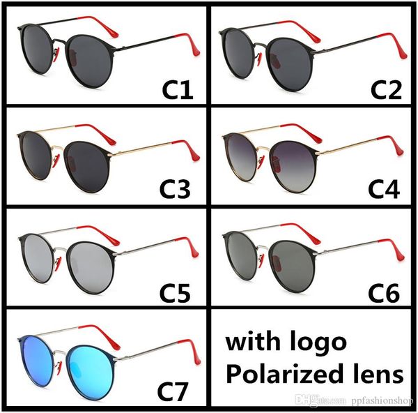 

polarized lens sunglasses fashion metal frame driving sunglasses uv400 2019 women men brand designer cooperation unique sunglasses new 3602, White;black