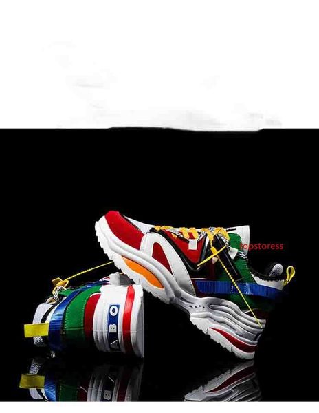

2019 sport casual shoes lace-up 6cm women man eaf abo sneakers breathable