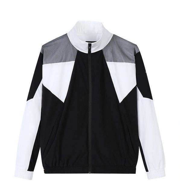 

designer men's spring jackets fashion women's autumn coats 2020 new arrival brand jackets with letter print contrast color men&#03, Black;brown