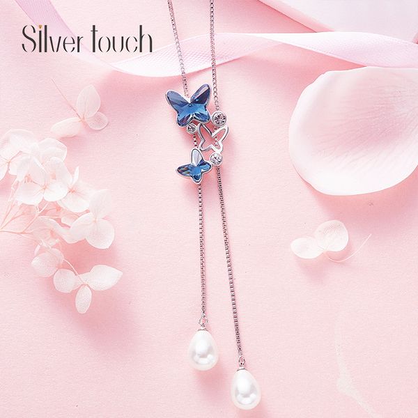 

свадьба из бисера жемчужный подарок женщина леди ювелирные изделия с бриллиантами ожерелья для невесты актерского начала выпускной cde-1210, Silver