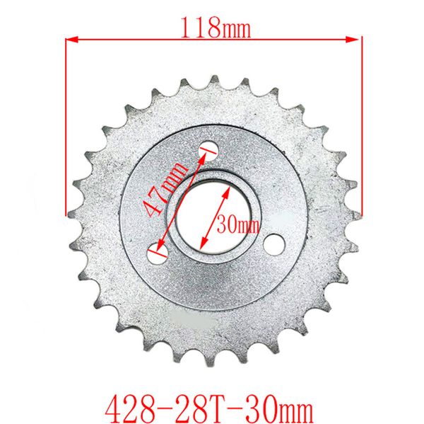 

motorcycle scooter drive gear 410 428 big sprocket 18t 22t 28t 31t 37t 40t sprockets ing