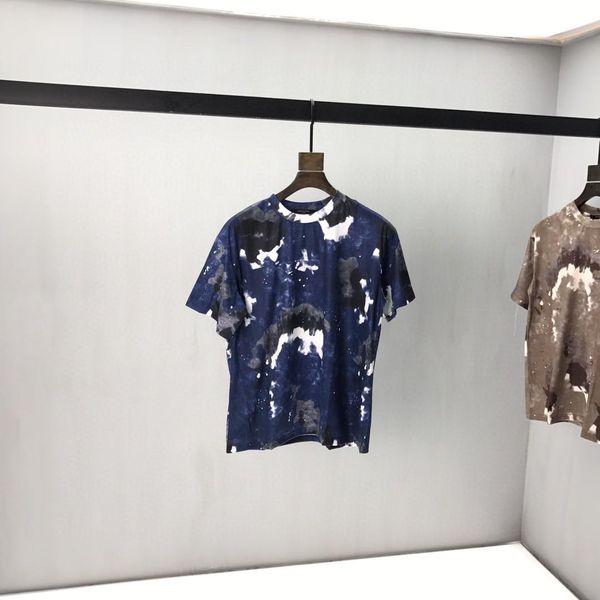 

2020 европейская весна и лето последние галстук-краситель алфавит печати футболка горячая мужская дизайнерская мода мужчины и женщины роскош, White;black