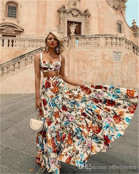 

floral womens casual dresses fashion camisole panelled summer womens designer long dresses casual womens empire clothing, Black;gray
