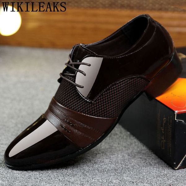

patent leather coiffeur suit shoes men dress shoes oxford mens office leather zapatos de hombre de vestir formal felix chu, Black