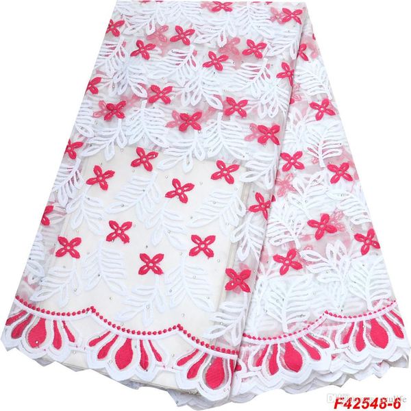 

white fushia african cord lace african french lace fabric milk silk mesh lace fabric for nigerian wedding f4-2548, Black;white