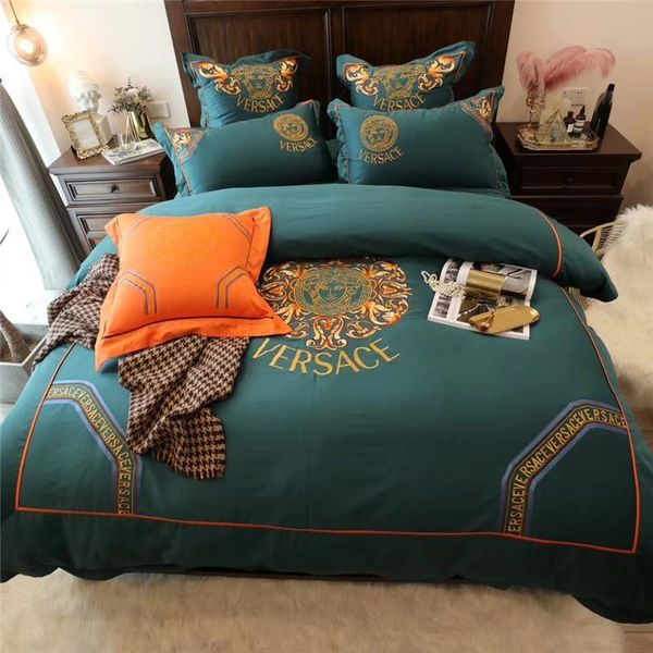 

gold thread bedding sets boutique embroidery european style duvet cover sets 4 5 6 7 pieces sets for bedroom decorate