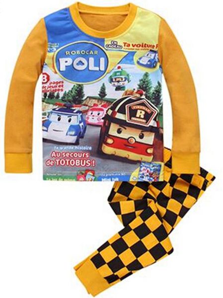 

new summer spring baby sleep wears suits boys pajamas children pyjamas girls cartoon long sleeve tshirt + pants pijamas a05, Blue;red