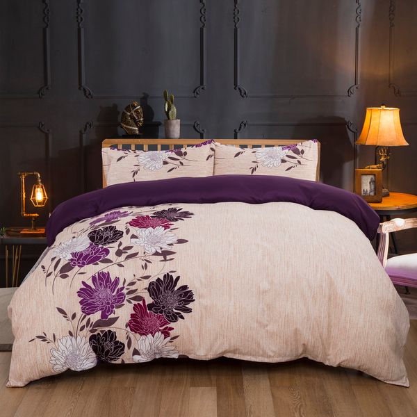 

wensd 3d bed cover 3pcs duvet cover with pillowcases flower soft bedding set quality dobby bedclothes home.l.wedding