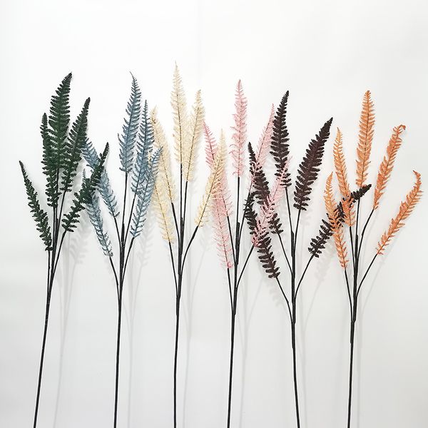 

5pcs 120cm artificial persian grass fake foam plants leaf flower wall wedding road lead christmas home decoration display flower
