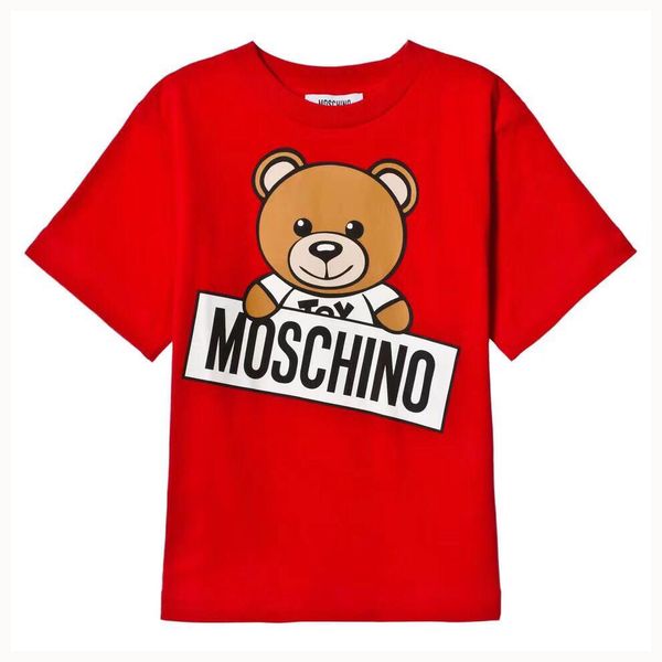 

kids designer t shirts 2020 brand letter bear print luxury child tee summer fashion clothing boy girl designer tshirts, Blue