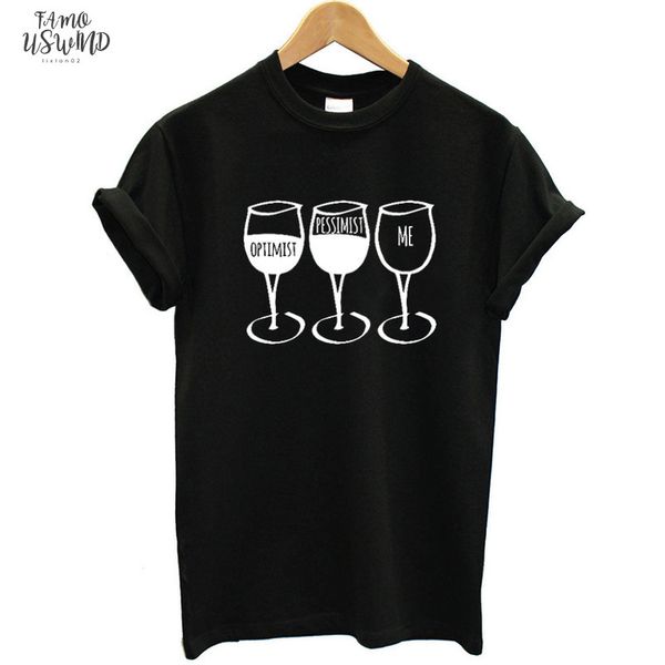 

goblet wine print t shirt women short sleeve o neck loose tshirt 2020 summer women tee shirt camisetas mujer, White