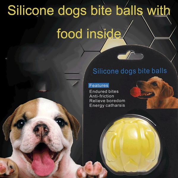 

puppy cat training puzzle toy ball educational interactive pet dog toys dogs bite ball toys resistant bite dogs leak food puzzle ball dh0352
