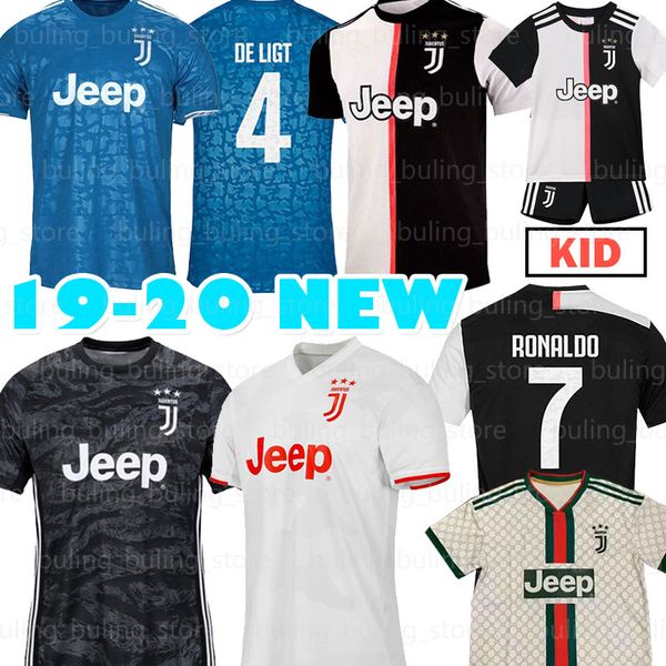

Juventus 7 RONALDO Soccer Jerseys 4 DE LIGT 10 DYBALA 77 BUFFON 2019 2020 RAMSEY Home Away third JUVE HIGUAIN MANDZUKIC football shirt