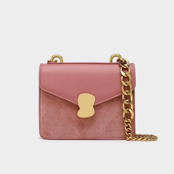 

thick chain love schoolbag in autumn and winter new variety of casual female bag mow hair joint rotary lock