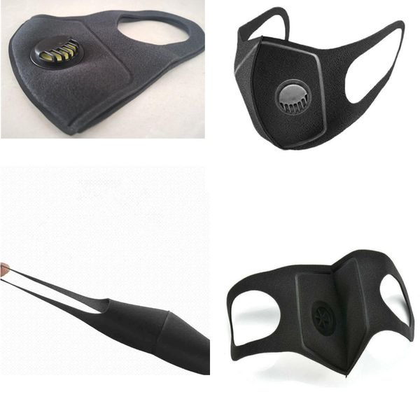 

mascherina washable mascaras descartaveis pm2.5 activated carbon black mouth mask anti dust mask windproof bacteria proof flu face masks