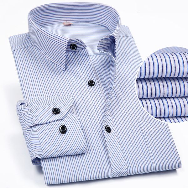 

men's casual shirts ba8- 120 chest pocket regular fit male, White;black